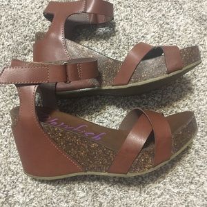 NWOT Brown Wedges